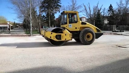 Çubuk'ta yol yapım çalışmaları tamamlandı