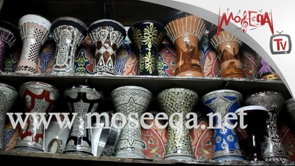 من أقدم ورشه لصناعتها في مصر.. تعرفوا على خطوات صناعة الطبلة