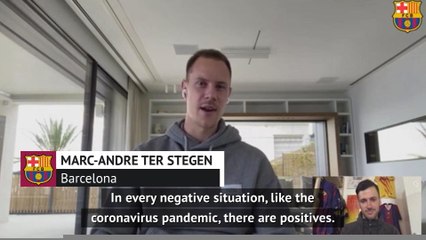 Ter Stegen opens up about life as a dad amid coronavirus pandemic