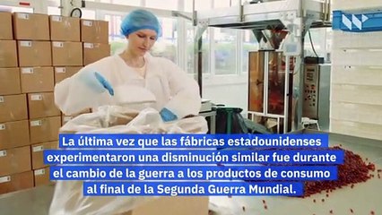 Las fábricas estadounidenses tienen su peor mes desde 1946