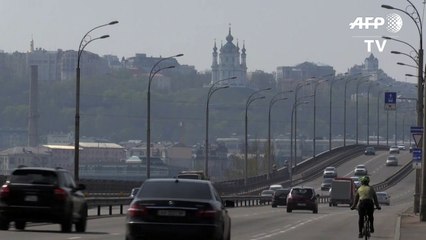 Waldbrand bei Tschernobyl hüllt Kiew in dichten Rauch