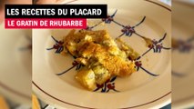 La recette du gratin de rhubarbe à l'amande - Les recettes de François-Régis Gaudry