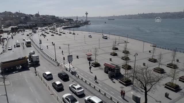 (DRONE) İstanbullular evde kal çağrısına uyuyor