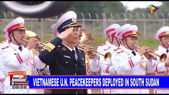 Vietnamese UN peacekeepers deployed in South Sudan