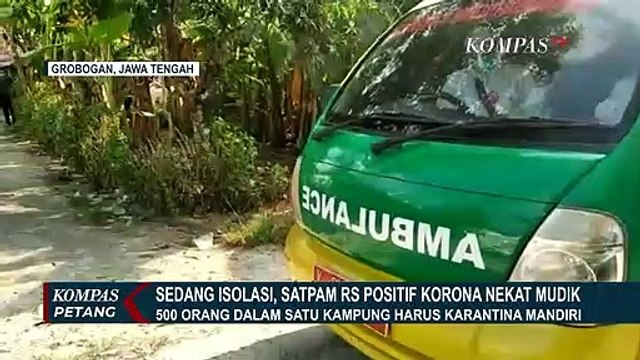 Satpam Positif Corona Nekat Mudik, Satu Kampung Karantina Mandiri