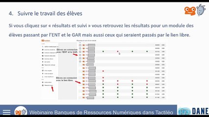 Webinaire Tactileo (6/6) : Comment suivre le travail des élèves et les évaluer ?