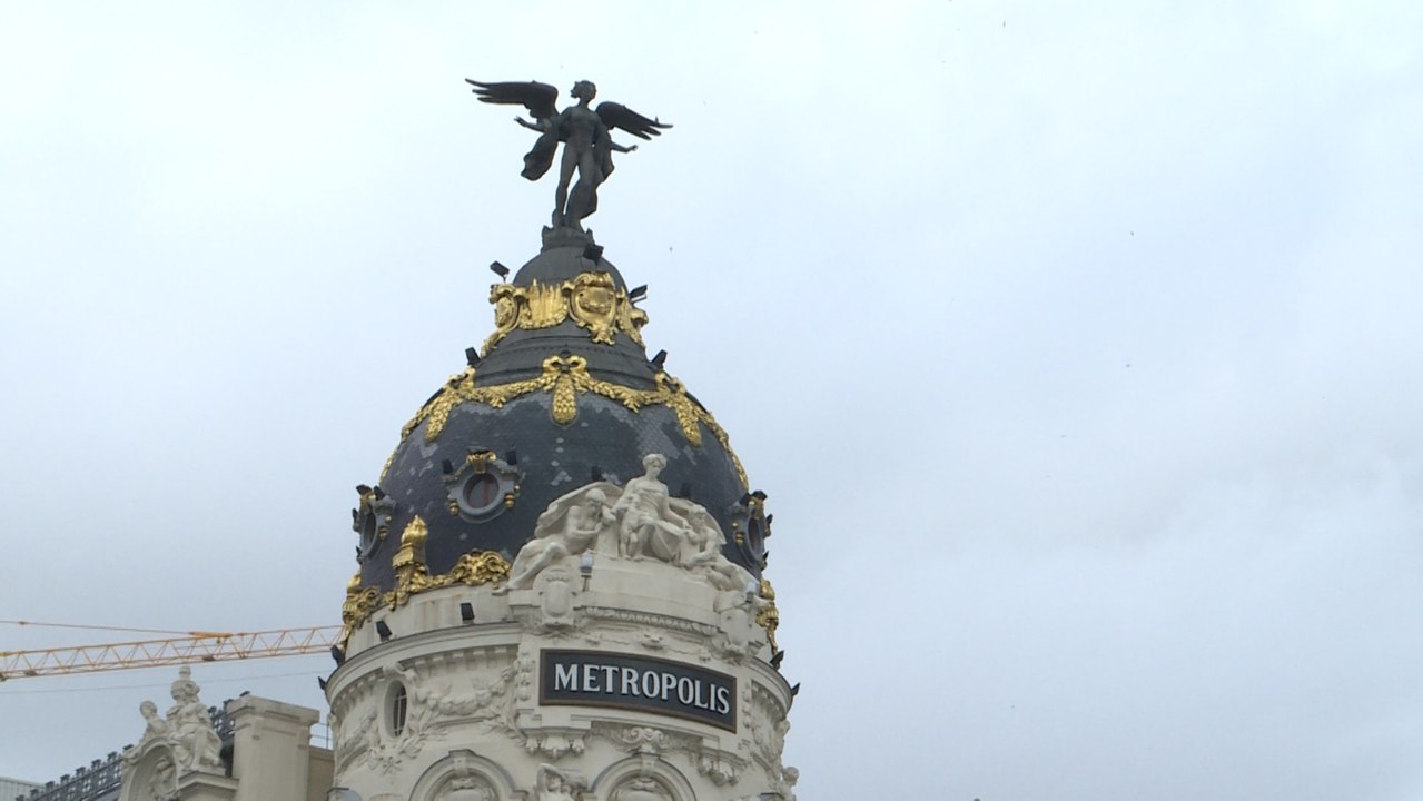 El edificio Metrópolis, lugar característico del centro de Madrid