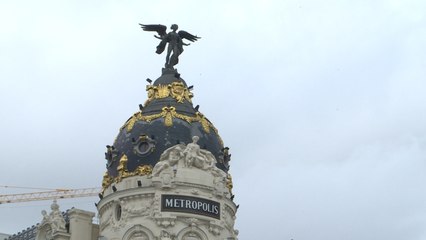 El edificio Metrópolis, lugar característico del centro de Madrid