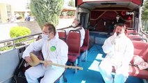 Elazığ'da tur otobüsüyle huzur evi sakinlerine konser