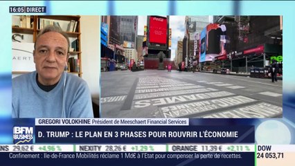 Gregori Volokhine : Le plan de déconfinement en 3 phases de Donald Trump pour rouvrir l'économie - 17/04