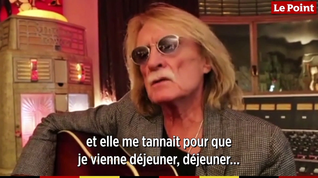 Du blues à la variété, Christophe nous avait raconté « Aline »