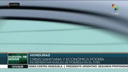 Crisis sanitaria profundizaría los niveles de pobreza en Honduras