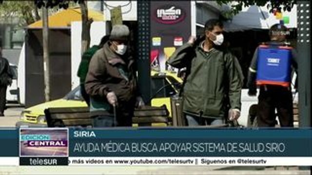 China envía cargamento con equipos médicos a Siria