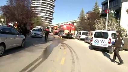 Ankara'da yaşlı bakım evinde yangın