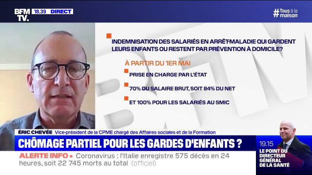 Pour Eric Chevée, le chômage partiel pour les gardes d'enfants est une évolution qui prépare le 11 mai