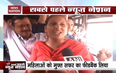 Kejriwal Rides DTC Bus To Get Feedback On Free Bus-Ride Scheme