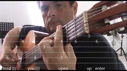 memory guitar with tabs in video