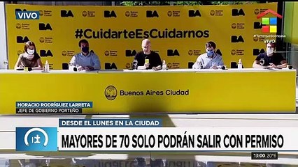 "Queremos cuidar especialmente a los adultos mayores"