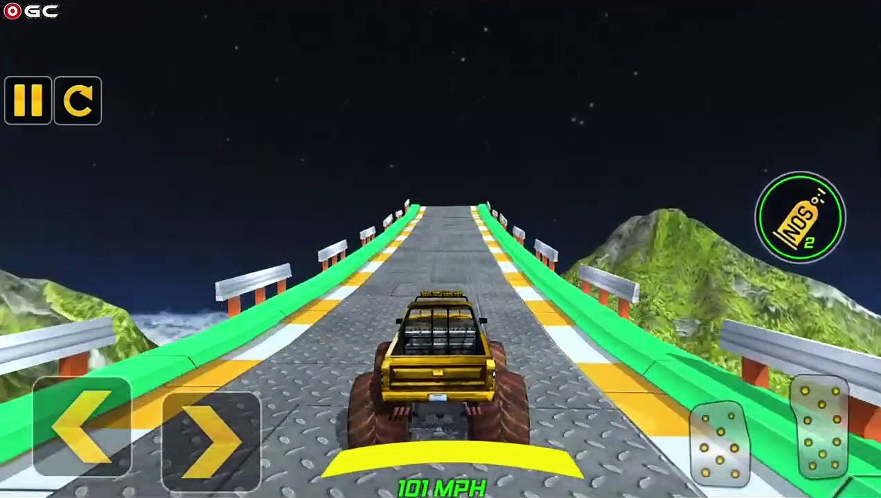 Mega Ramp Monster Truck Taxi Transport Games - 4x4 Big Truck Games - Android GamePlay