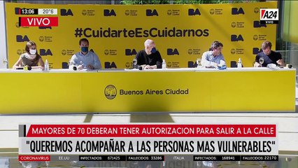 La @gcba implementa permiso de circulación para mayores de 70 años