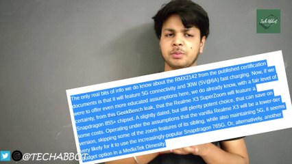 Realme X3 Super Zoom (5G) and Realme TV Confirmed