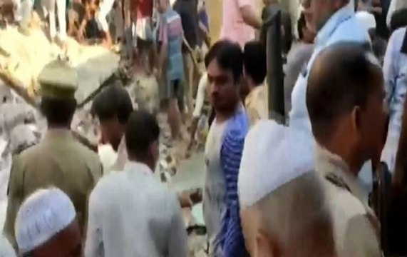 UP: 7 Dead As Two-Storey Building Collapses Following Cylinder Blast