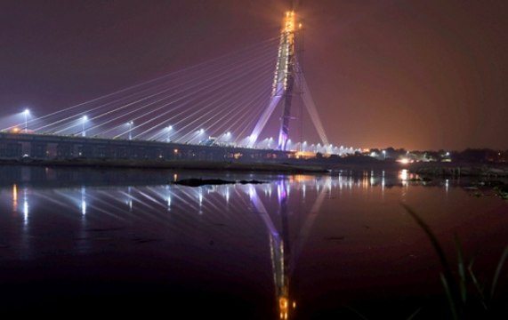 Delhi CM Arvind Kejriwal inaugurates city's Signature Bridge