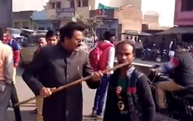 BJP leader beats specially-abled man in Uttar Pradesh