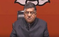 It is a new low in the polity of our country, says Union Minister Ravi Shankar Prasad