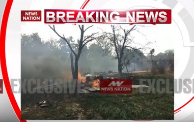 IAF's Jaguar fighter jet crashes in UP's Kushinagar, pilot safe