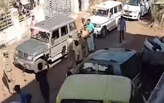 Sabarimala Temple: Protesters waved black flags at Kerala Minister K Surendran