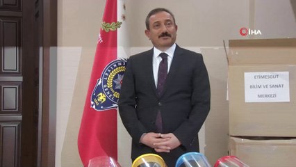 İl Milli Eğitim Müdürlüğü'nden Ankara Emniyet Müdürlüğü'ne koruyucu siperlik jesti