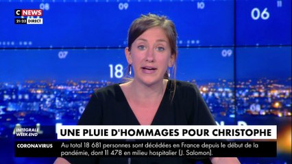 Une pluie d'hommages pour Christophe