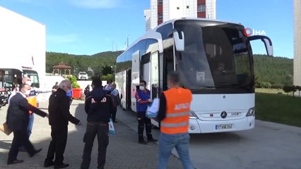 Karantina süreci sona eren 44 kişi tahliye edildi