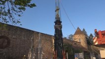 La Catedral de Zagreb se queda sin sus picos, tras daños sufridos en seísmo