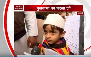 Pulwama attack: People stage protest at Pakistan Embassy in Delhi