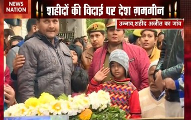 7-year-old daughter of killed jawan shows solider-like gesture