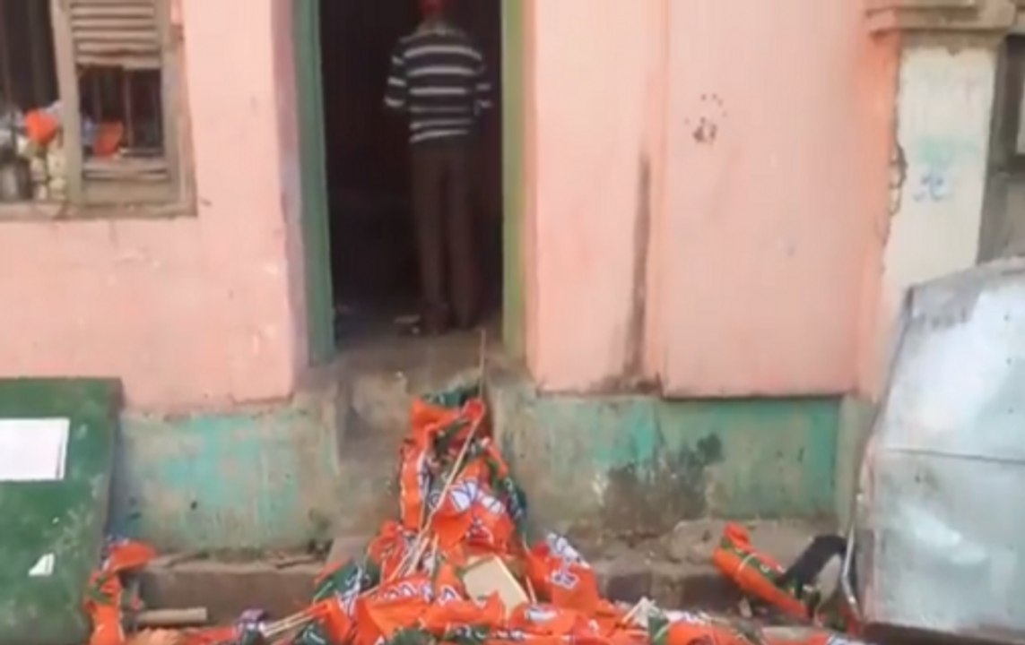 West Bengal: BJP office vandalised in Mamata Banerjee's constituency