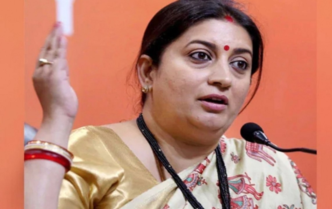 Smriti Irani takes a dig at Rahul Gandhi over minimum income scheme