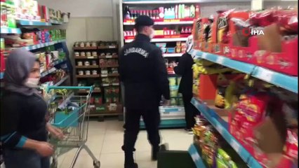 Ankara’da jandarmadan market ve pazar yeri denetimleri
