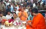 Yogi Adityanath, Hema Malini offer prayers at Banke Bihari Temple