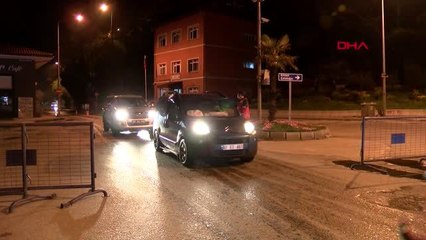 Zonguldak'ta sokaklar yasak öncesi boş kaldı