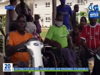 RTG / Covid 19 - Akanda : Distribution des kits alimentaires aux personnes vulnérables par la banque alimentaire
