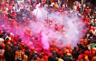 Barsana Holi: Celebrations in Mathura, Nandgaon with colour and sweets