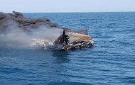 Pakistani boat carrying 100 kg drugs blown up off Porbandar coast