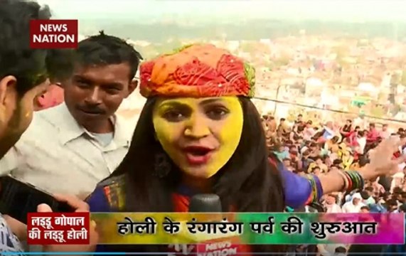 ‘Laddu Mar Holi’ celebration in Uttar Pradesh’s Barsana