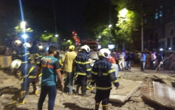 Mumbai: Footover bridge collapses near CST station, several injured