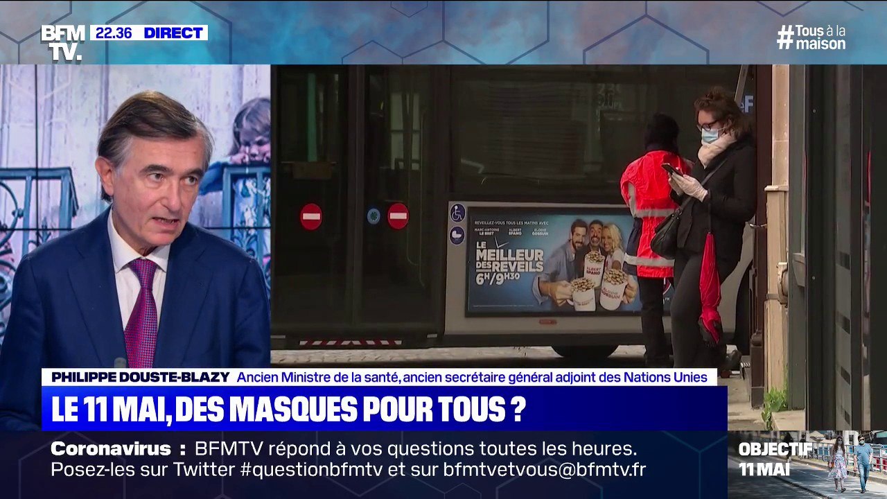 Philippe Douste-Blazy: "Il est fondamental de dépister les malades pendant le confinement"