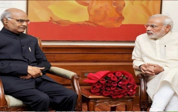 NDA leaders to meet President Kovind at Rashtrapati Bhavan today