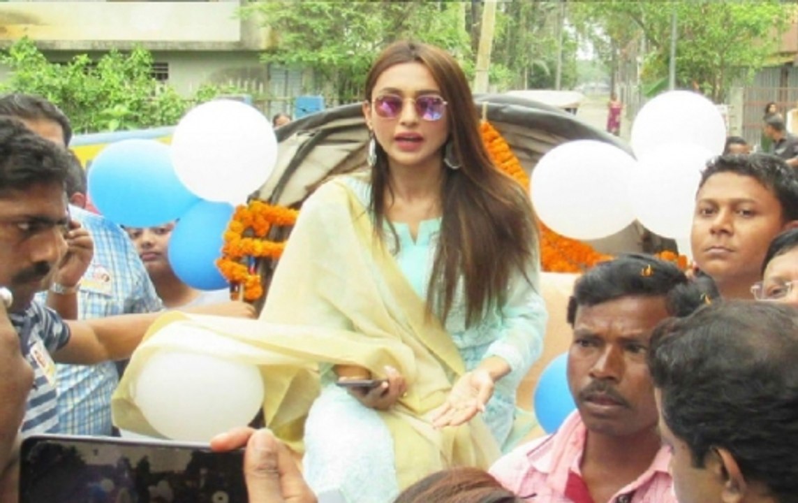 Watch: Trinamool Congress MP Mimi Chakraborty takes oath in Lok Sabha